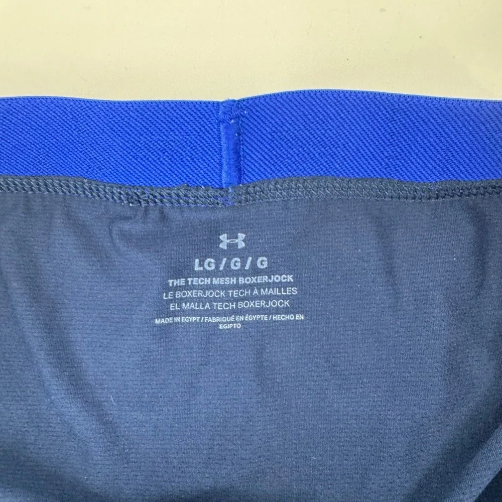 Under Armour Men Tech‎ Boxer Briefs Navy Blue Size LG
